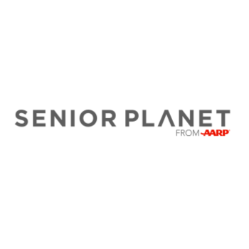 Senior Planet and AARP logo